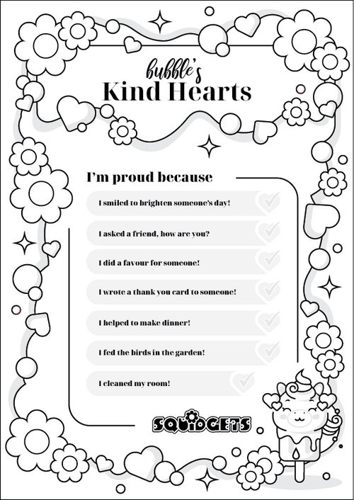 Bubble's Kindness (B&W)