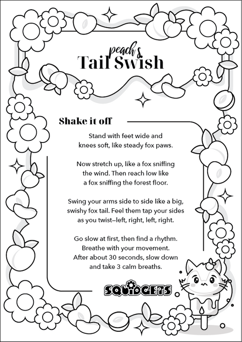 Peach's Exercise (B&W)