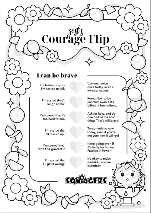 Zest's Courage (B&W)