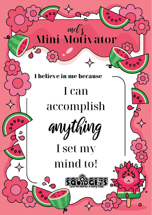 Mel's Affirmation (Colour)